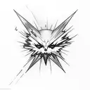 storm clouds and lightning tattoo design idea