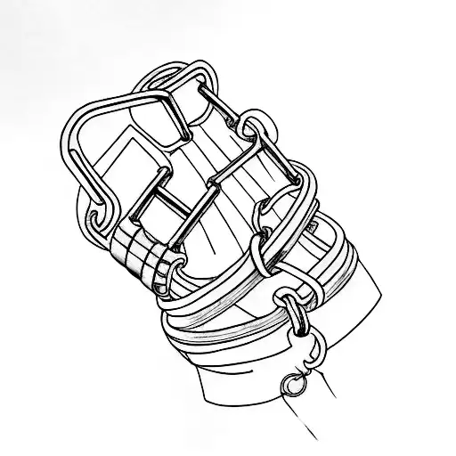 Broken Chains in wrists tattoo design idea