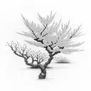 japenese cherry blossoms around the name bailey tattoo design idea