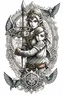 zelda tattoo design idea