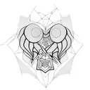 bipolar love tattoo design idea