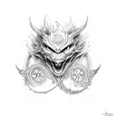 final fantasy X aeons  tattoo design idea