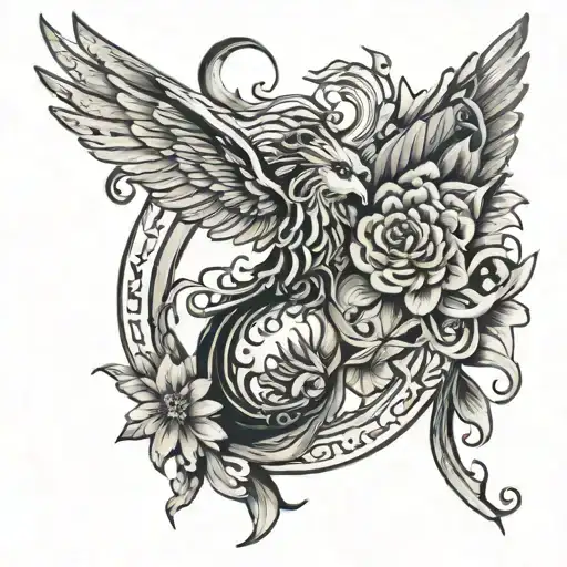 serenity courage wisdom tattoo design idea