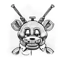 Five nights at Freddy's tattoo design idea