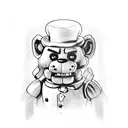 Five nights at Freddy's tattoo design idea