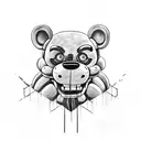 Five nights at Freddy's tattoo design idea