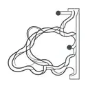 An abstract tattoo design inspired by genetic coding, with the number 492 subtly hidden within the artwork tattoo design idea