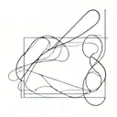 An abstract tattoo design inspired by genetic coding, with the number 492 subtly hidden within the artwork tattoo design idea