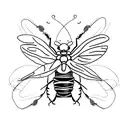 insects tattoo design idea
