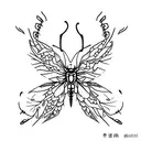 insects tattoo design idea