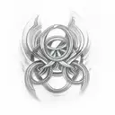 Gemini sign tattoo design idea