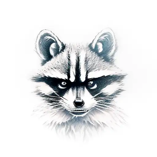 Rocket Raccoon  tattoo design idea