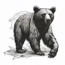 Arrowhead, Coordinates: 34° 15' 26.6004'' N, 117° 10' 23.6676'' W, Roman Numerals: VI . XXVI . XXI, Bear tattoo design idea