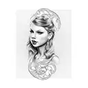 taylor swift tattoo design idea