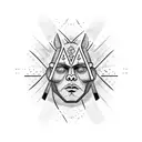 self made man tattoo design idea