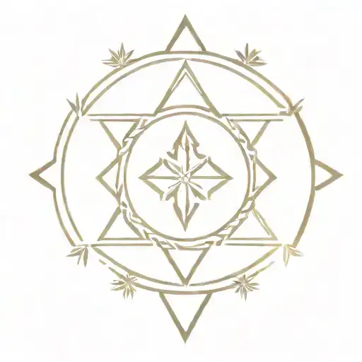 my nepali heritage symbols tattoo design idea