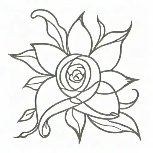simple, nepali tattoo design idea