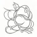 simple, nepali tattoo design idea