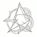 simple, nepali tattoo design idea