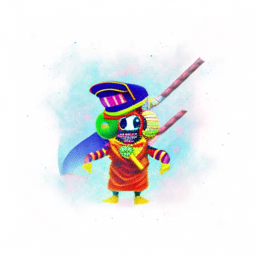 candyman tattoo design idea