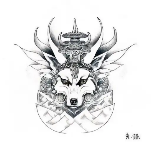 Freya Viking Goddess tattoo design idea