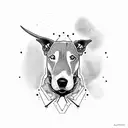 bull terrier tattoo design idea