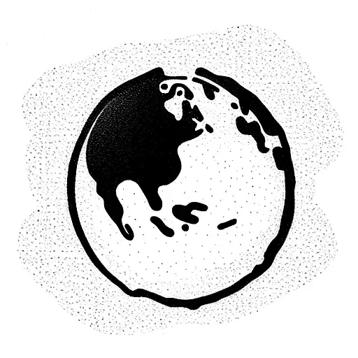 999 textwith juice wrld inspired world in background tattoo design idea