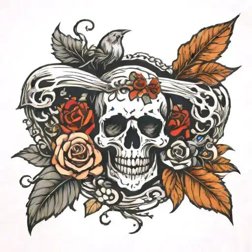 life is a grave  tattoo design idea