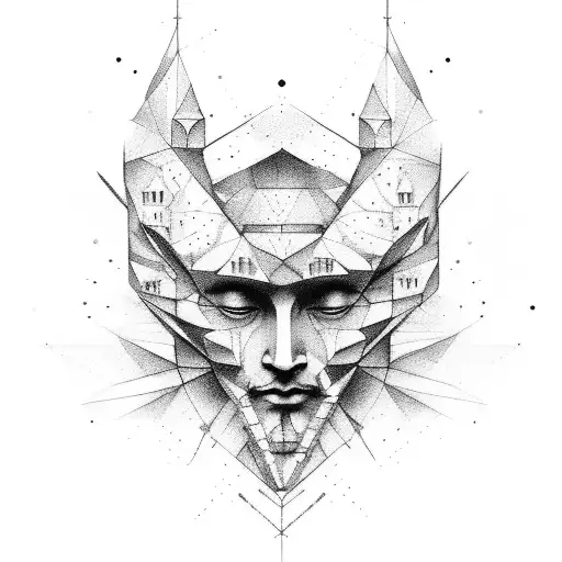 sketch da vinci city olomouc tattoo design idea