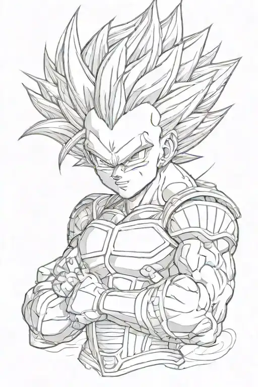 vegeta dragon ball forearm tattoo tattoo design idea