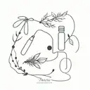 medicine tattoo design idea