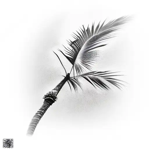 Palm Tree tattoo design idea
