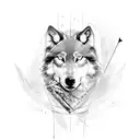 Robin Hood Archer, Half Man Half Wolf tattoo design idea