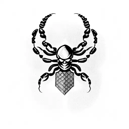 Scorpion tattoo design idea