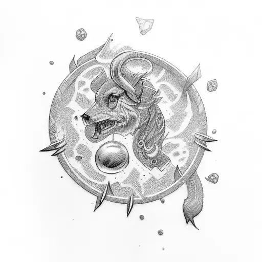 Lynn name with birthstone tattoo design idea