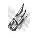 Wolverine's claws forming the shape of the letter 'X' tattoo design idea