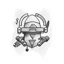 Integrate welding tools into a nerdy-themed tattoo design tattoo design idea