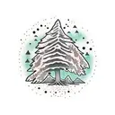 Giant sequoia tree  tattoo design idea
