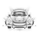 car  tattoo design idea