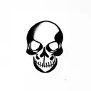 skeleton tattoo design idea