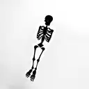 skeleton tattoo design idea