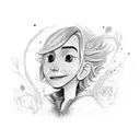 Coraline the movie tattoo design idea