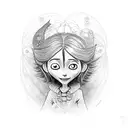 Coraline the movie tattoo design idea