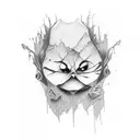 depression, sad, lonely, dark, professional, tattoo design idea