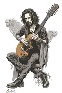 chris cornell as a vampire tattoo design idea