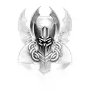 ares god tattoo design idea