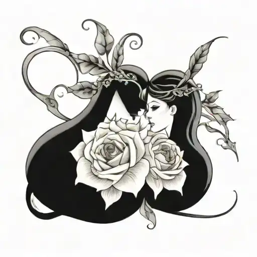 two lost souls tattoo design idea