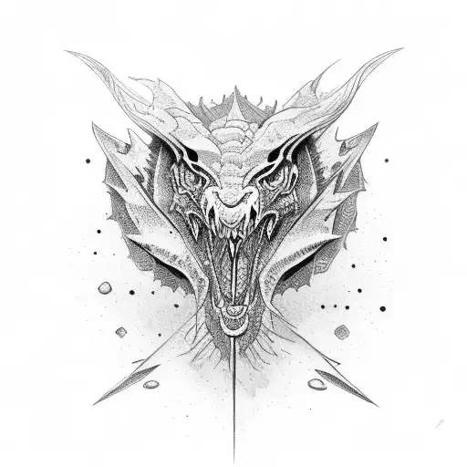 Dacian draco tattoo design idea