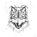 Dacian wolf flag tattoo design idea
