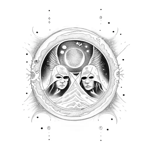 I jumped in the river and what did I see? Black-eyed angels swam with me A moon full of stars and astral cars And all th tattoo design idea